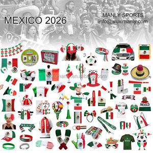 Pelucas de Animadora con Bandera de México al por Mayor 2026, Pelucas Afro con Pompones para Aficionados al Fútbol Mexicano - Product Image 6