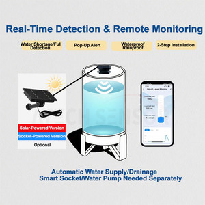 Atech se202d tùy chỉnh độ chính xác cao không dây nhiên liệu dầu diesel cảm biến mức chất lỏng báo động chỉ số từ xa Tank Level Monitor - Product Image 2