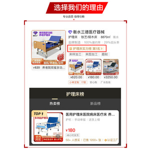 Cama de Hospital Manual Multifuncional Ji Fuxiang para Cuidado de Ancianos en el Hogar - Product Image 1