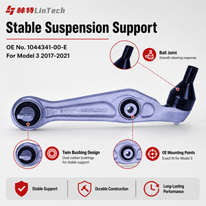 ยางหุ้มแขนควบคุมล่างด้านหน้า LinTech OE Standard รุ่น OE 1044341 00 E ใช้ได้กับ <span class=keywords><strong>Tesla</strong></span> <span class=keywords><strong>Model</strong></span> <span class=keywords><strong>3</strong></span> ปี 2017-2021 - Product Image 5