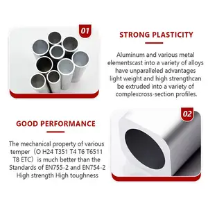 China Fábrica Usinagem De Alumínio Sem Costura Tubo De Broca De Alta Qualidade De Alumínio Ajustável Extensão Tubo Tubo