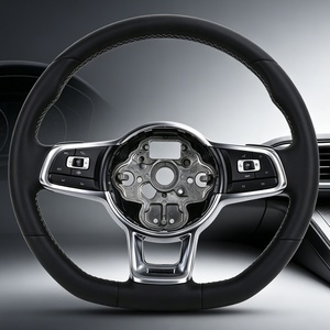 Volante de Cuero de Calidad de Fabricante para Volkswagen 7.5R R7 6R MK5 MK7.5 MK4 <span class=keywords><strong>R</strong></span> <span class=keywords><strong>Line</strong></span> - Product Image 1
