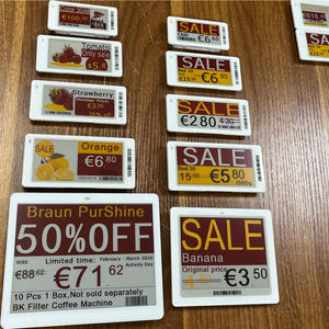 New 2.4Ghz Ble Bluetooth API Etiqueta Eletrônica Epaper E Ink Display Epd Spi Nfc Digital Price Tags Esl Electronic Shelf Label - Product Image 1