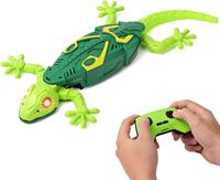 SamToyCn Jouets de farces amusants, Lézard électrique grimpeur mural, Robot télécommandé rechargeable, Gecko RC, Plastique, Portée 50M