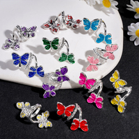 Cages à perles métalliques tendance, spirales torsadées, capuchons de perles double papillon à grand trou pour la fabrication de stylos à perles, porte-clés et bijoux, fournitures en gros
