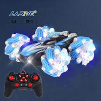 LASIVE TOYS 2.4G Télécommande Voiture de course Jouet Roues lumineuses Musique Haute Vitesse Stunt Drift Tumbling 7 Canaux Câble USB