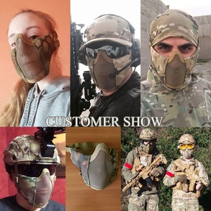 Masque tactique de combat demi-visage en maille respirante ODM CS Strike Steel, plusieurs couleurs - Product Image 5
