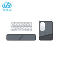 Ensemble repose-poignets ergonomique en gel de silicone pour clavier et souris, motif dessin animé, antidérapant, avec support de poignet, logo personnalisé pour le bureau (en stock)
