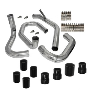 Kit di tubi per Intercooler con montaggio anteriore in alluminio per <span class=keywords><strong>VW</strong></span> Volkswagen <span class=keywords><strong>Jetta</strong></span> 98-04 Golf Mk4 1.8T produttore lega MAX 3 anni - Product Image 3