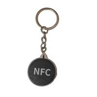 Etiqueta NFC NTAG213 de 13.56MHz, Mini Llavero Acrílico Impermeable para Control de Acceso en Hoteles y Empresas, Multizona