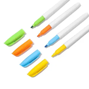 Kostenlose Probe 12-Farben-Rundkopf lösch baren Whiteboard-Stift Kinder lösch bare Farbe Graffiti-Stift Lehrbüro Stift