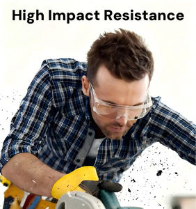 نظارات أمان مضادة للضباب بعدسات بولي كربونات، مقاومة للرذاذ والغبار، إطار كامل، معتمدة من ANSI <span class=keywords><strong>Z87</strong></span>.1 وCE، للاستخدام الصناعي والإنشائي - Product Image 5