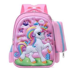 <span class=keywords><strong>Mochila</strong></span> escolar de nailon con carcasa dura de dibujos animados en 3D para estudiantes de jardín de infantes <span class=keywords><strong>Mochila</strong></span> Kerui impermeable y fácil de limpiar para niños - Product Image 1
