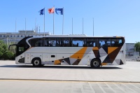 China Foton 2025 Diesel 55 65 sièges, bus de luxe de transport, bus de ville touristique