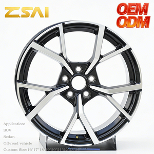 Jantes en alliage forgées sur mesure de 17/18/19/20 pouces, nouvelles, 40 mm, 5 branches, 5x112 5x114.3, pour voitures particulières Golf Tiguan <span class=keywords><strong>Volkswagen</strong></span> Skoda - Product Image 1