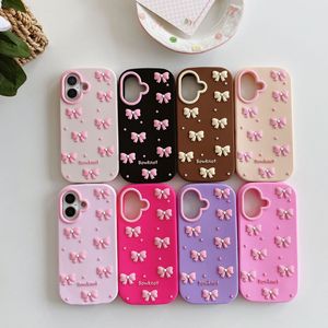 <span class=keywords><strong>Coque</strong></span> de téléphone en silicone antichoc avec nœud papillon et lettres stylisées pour <span class=keywords><strong>iPhone</strong></span> 17 Pro Max et <span class=keywords><strong>iPhone</strong></span> 16 Pro Max - Product Image 1