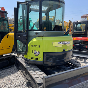 Excavatrice Yanmar populaire de haute qualité en bon état petite mini pelle sur chenilles 4 TON chenilles en caoutchouc fabriquées au Japon - Product Image 1