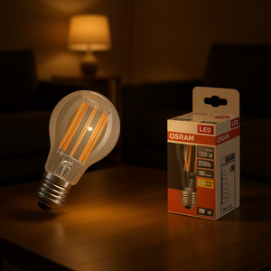 Lámpara LED Osram E27 10W 1521 Lúmenes 2700K Blanco Cálido Suave A19 Iluminación Interior - Product Image 2