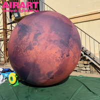 Mars gonflable géant de 10 pieds de diamètre, personnalisé, avec neuf planètes, pour l'exploration solaire