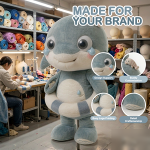 Costume de mascotte requin paresseux sur mesure 2026, taille adulte, en peluche bleue pour événements aquatiques, ODM - Product Image 4