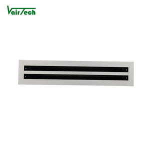 Hvac thông gió trần nhôm <span class=keywords><strong>AC</strong></span> Vent Bìa đăng ký Scroll điều chỉnh tuyến tính khe khuếch tán - Product Image 1