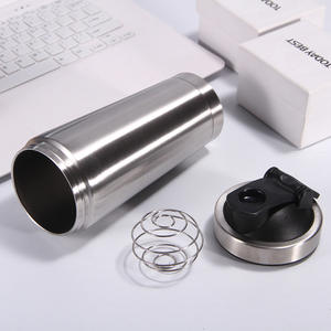 Nouveau acier inoxydable protéine Shaker bouteille Gym Shake bouilloire Sport Milkshake mélangeur bouteille d'eau protéine de lactosérum pour Fitness sans BPA - Product Image 3