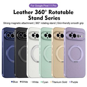 Fundas Magnéticas de Cuero PU para Teléfono Móvil, para Google Pixel 11 Pro XL 10 9 8 Pro, con 360° °   Cubierta Protectora de Lente - Product Image 2