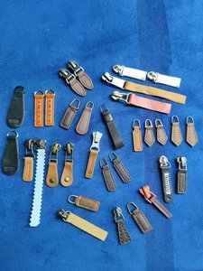 Genuine Leather Zipper Pull <strong>Replacement</strong> <strong>Zip</strong> Repair Mend Fixer <strong>Zip</strong> Pulls for Purse Schoolbag Backpack Cloth Luggage Accessories - Product Image 6