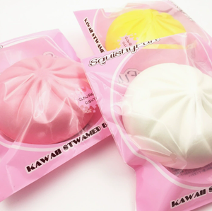 Modèle alimentaire de simulation en PU à récupération lente, grand pain vapeur, jouet décoratif pour emballage, anti-stress et décompression, unisexe, tous âges - Product Image 4