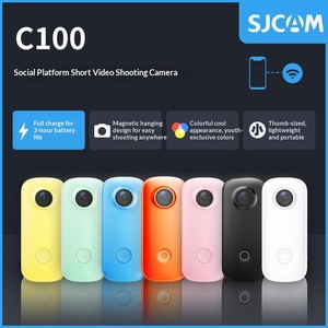 Caméra panoramique 360° pour C100+ avec étui coloré anti-tremblement, déclencheur au pouce, 12MP, grand angle 120°, étanche 30m, enregistreur de conduite <span class=keywords><strong>4K</strong></span> - Product Image 5