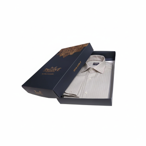 Striped French Double <b>Cuff</b> Shirt - Product Image 2