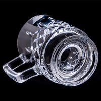 Nuevo y Popular Vaso de Cerveza Moderno de 450 ml, de Vidrio Borosilicato de Alta Calidad, Duradero, Ecológico, Libre de BPA, Apto para Lavavajillas y Congelador