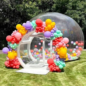 Dôme géant transparent en bâche PVC, tente <span class=keywords><strong>bulle</strong></span> igloo, installation facile pour les fêtes d'enfants - Product Image 2