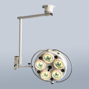 Lámpara Quirúrgica Halógena de Techo/Pared, Lámpara de Examen Médico Ajustable, Luz de Operación sin Sombra para Hospital, Clínica, Médico - Product Image 1