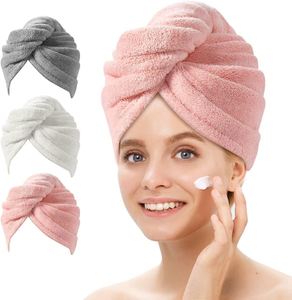 Toalla de Baño de Microfibra de Secado Rápido de Lujo para Mujer, Gorro para Secar el Cabello, Ecológico y Absorbente de Agua - Product Image 1