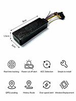 Traceur GPS 2G pour voiture TK004, localisateur en temps réel avec surveillance vocale, alarme SOS et coupure de moteur à distance