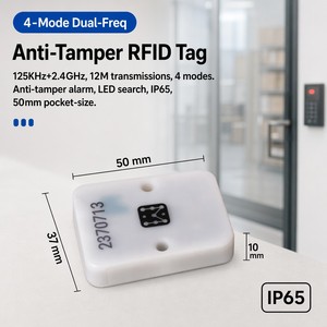 Manufacturer 125KHz 2.4GHz Dual-Frequency RFID <b>Tag</b> 4-Mode Anti-Tamper Heartbeat 100m IP65 100Km/h for Asset Personnel Tracking - Product Image 1