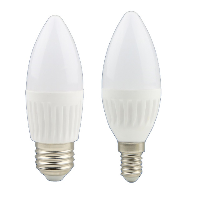 C37 E14 3W/4W/5W/6W 2700k AC85-265V Ceramic LED Candle Bulb