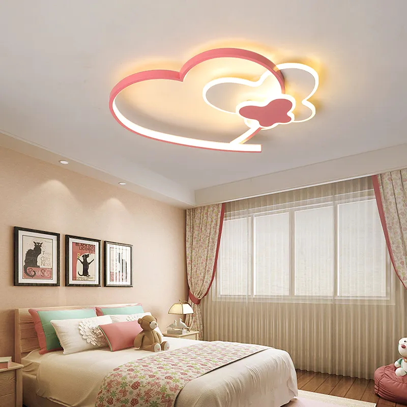 Hot selling heart model LED decorative ceiling light Kids Room Ceiling lamp children Rooms lamps