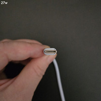 Cables USB Tipo C a 8 Pines con Diseño de Serpiente Trenzada en Denim, Carcasa de Aluminio, PD 27w, para IOS