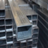 Tubo Cuadrado de Acero al Carbono Pre-Galvanizado de Alta Calidad, Sección Hueca Soldada ERW EMT 25x25 50x50 100x100mm, Corte y Doblado