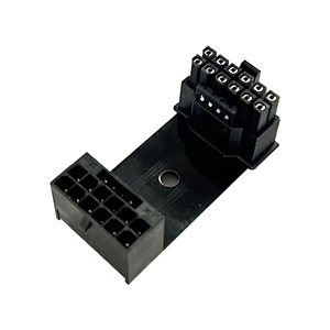 Conector macho a hembra, adaptador de alimentación GPU 12+4P con cabezal giratorio 4P 8P para tarjeta gráfica - Product Image 5