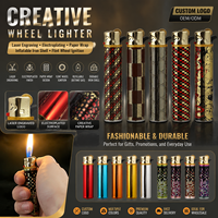 Briquet à roue électrique mince électroplaqué en gros, gravure laser personnalisée, flamme douce rechargeable, cadeau portable, livraison légale DG aux États-Unis
