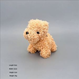 Mini Cute Cartoon Furry Eco-friendly Plush Keychain Pendant Bag <b>Ornament</b> - Product Image 3