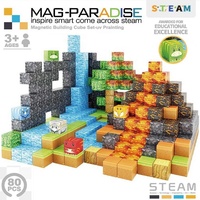 Blocs de construction magnétiques puissants, cubes magnétiques 3D, ensemble de mosaïque professionnel pour enfants, jeu d'entraînement sensoriel et logique
