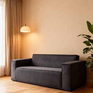 Memory Foam 3-Seater Convertible <b>Sofa</b> Set No Installation & Easy Transport Deep Seat Modern <b>Sofa</b> with Corduroy Fabric - Product Image 6