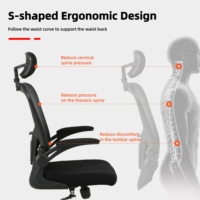 Chaise de bureau pivotante moderne de haute qualité avec dossier haut réglable en hauteur, pieds chromés, pour la maison, le bureau ou le salon