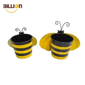 Pote de flor colgante balcón de la planta de jardín de hierro de Metal plantador al por mayor de la decoración del hogar - Product Image 5