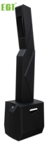 Subwoofer actif de 18 pouces avec amplificateur intégré de 1000 W, caisson de basses alimenté pour DJ, sonorisation en direct, soirées en boîte de nuit, événements sur scène