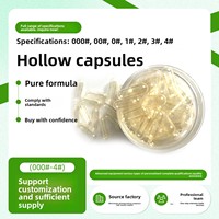 Capsules vides HPMC de qualité médicale, halal, transparentes, taille 000, séparées, avec couleurs personnalisées, origine Chine